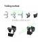 Shenzhen Wholesale Google Cardboard VR Fold Virtual Reality Glasses Headset for 3-6 inch Smartphones