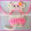 Cute Handmade newborn photography props crochet monkey hat and diaper set