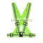 High quality high visibility polyester reflective security vest