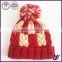 Wholesale Customized winter wool felt knit hats with the bulb factory sales(can be customized)