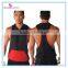 100% cotton mens gym hoodie singlet mens tank top hoodie