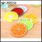 New Arrival Colorful Silicone fruits Cup Mat Drink Placemat