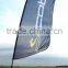 Custom size and design feather / teardrop / flying beach flag