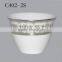 Specifically designed competitive price ceramics golden cup for coffee tea