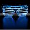 Party Favor China Christmas Decoration Shutter EL Wire Glasses