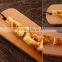 Natural wholesale chaep solid wood sushi plate / fruit plate / flate plate