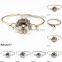 Hot Selling Snap Button Charm Leather Bracelet Jewelry