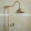 Durable hot sale bathroom gold rainfall shower set