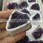 Natural Crystal Crafts Amethyst Cluster Pendant For Sale