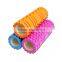 Medicine foam roller 12"4" with grid for deep tissue massage and muscle therapy eva yoga roller fitness equipment