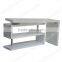 White high gloss rotating table