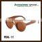 High Quality Zebra Wood Sunglasses with Fashion Style and 100% Handmade Wood Sunglasses in 2016 for Men & Women