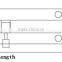 1 inch width Square type Copper Barrel Bolt