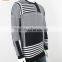 Mens round neck long sleeve pullover100%cotton knitted sweater, pattern jacquard sweater design for men