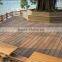 Hollow WPC Outdoor Flooring , Waterproof Plastic Floor