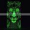 LUXO Glow In The Dark Owl Wolf Tiger Shell Skin Luminous Noctilucent 3D Case for samsung s6