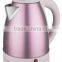 Small Kitchen Appliance 1.7L High Grade Spray paint stainless steel electric kettle wholesale to Egypt
