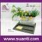 Multi-use Polystone Pot Plant and Office Stationery Case