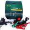 electric fence energizer with battery