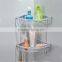 Light weight 2 layers bathroom wall mountedmodern wall shelves with round corner