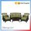 Latest Design Poly Rattan Wicker Garden Furniture Outdoor Sofa Set