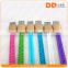 New premium colorful zipper usb cable 2 in 1 usb phone charger cable for samsung galaxy s7