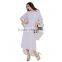 Pretty steps 2015 winter Women's silver grey skirts plus size with elastic waist for work