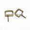 Custom Large Metal Half Center Bar Buckle With Tongue For Belt
