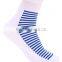 Men's Stripe Breathable Soft Cotton Casual Dress Socks Wholesale