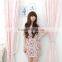 Popular sweet girl lace front long wavy wigs synthetic wig natural cheap