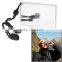Multifunction Outdoor Survival Signal Mirror with compass flint ruler whistle