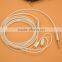 Black Earphone Cable Single Crystal Copper Cable Wire Detach For Shure SE215/315/535 SENFER 4in1 DT2 UE