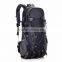 Hot sale custom 40L fashion black backpack