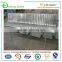 Outdoor metal park bench with customized size