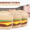 China manufacturer baby teething soft Hamburger Teether silicone toy