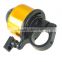 2016 Yellow Bicycle Safety Horn Handlebar Ring Bell with Compass