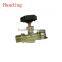 brass ball valve for pipe tube connecting , with 1/4" 3/8"female and male standard thread