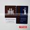 Hotel room door key magnetic stripe card