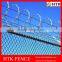 Galvanized blade type flake razor wire,military, prisons buildings fence