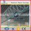 PVC coated airport fence, Y- shape post with razor wire on the top (ISO9001:2000Certificated)