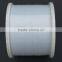 0.68mm white Polyester Monofilament Yarn for Zipper Teeth