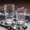 300ml/10oz heavy tank old fashion emboss glass cup