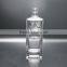 Thick bottom square glass wine bottle clear empty spirit glass bottle