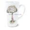 Cheap price 17oz sublimation cone shape white mug, sublimation color changing mugs