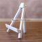 White Creative Wooden Tripod Desktop Decoration Photo Frame Tripod Desktop Cards Stand Creative Design For Home Decor 14*10cm