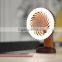 Pocket LED Light Fan Personal Table Light Fan with Built-in battery