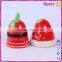 Christmas bell desgin ceramic salt pepper shaker