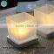 wholesale candle jars with metal lids Candle making Glassware medium square glass jar