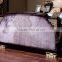 BISINI New Classic Purple Wood Bed with Carving