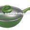 5pcs heat resistant painting die casting aluminum nonstick cookware set